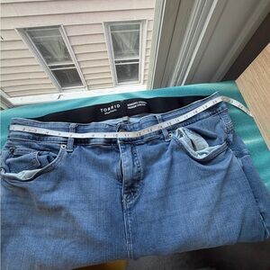 Torrid Size 22R Bombshell Medium Blue Relaxed Straight Leg Denim Jeans